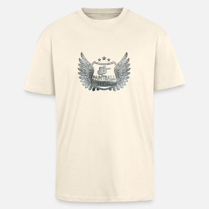 paintball - Oversized Heavyweight Unisex T-Shirt - Creme