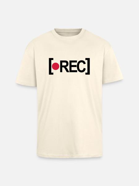 rec - T-shirt unisexe oversize épais - crème