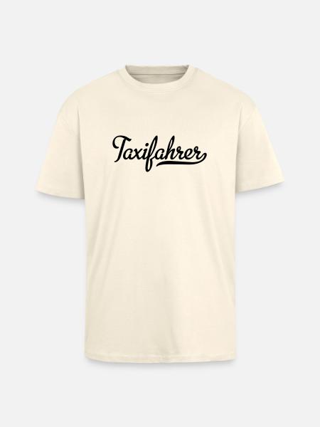 Taxifahrer - Oversized Heavyweight Unisex T-Shirt - Creme
