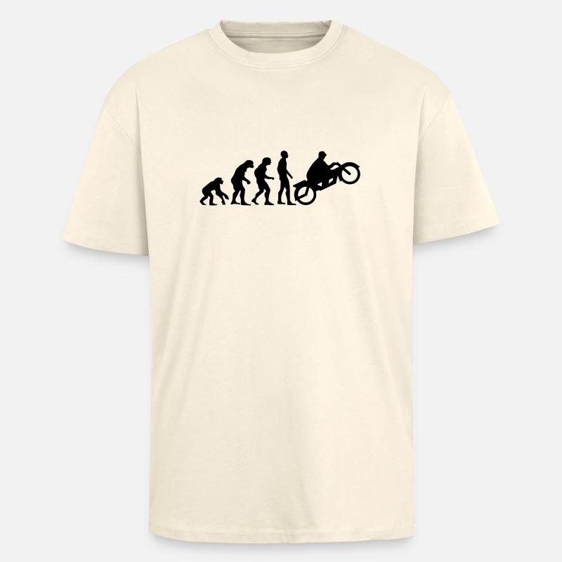 évolution du moteur 2 - T-shirt unisexe oversize épais - crème