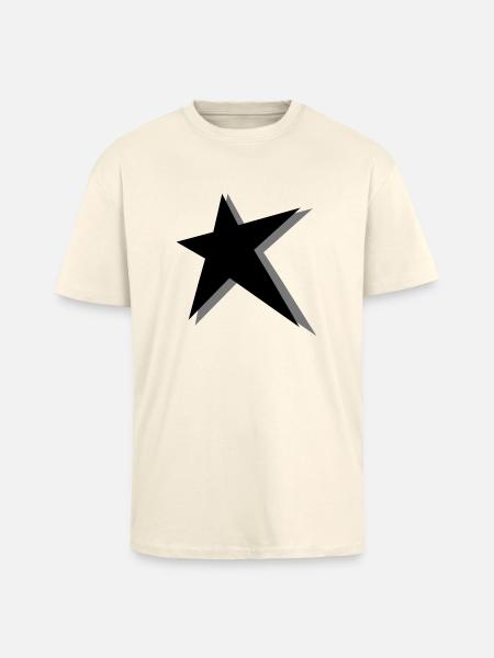 Stern - Oversized Heavyweight Unisex T-Shirt - Creme