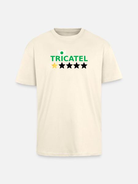 Tricatel - Oversized Heavyweight Unisex T-Shirt - Creme