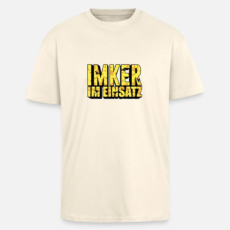 Imker im Einsatz - Oversized Heavyweight Unisex T-Shirt - Creme