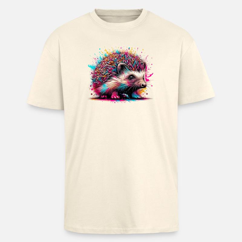 Igel - Oversized Heavyweight Unisex T-Shirt - Creme