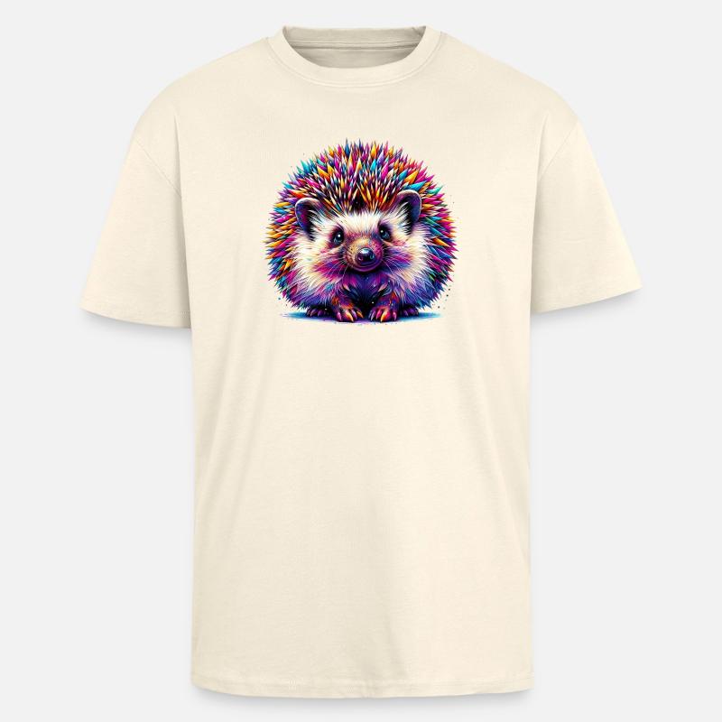 Igel - Oversized Heavyweight Unisex T-Shirt - Creme