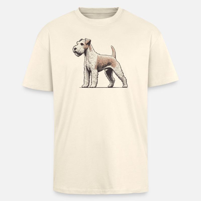 Terrier - T-shirt unisexe oversize épais - crème