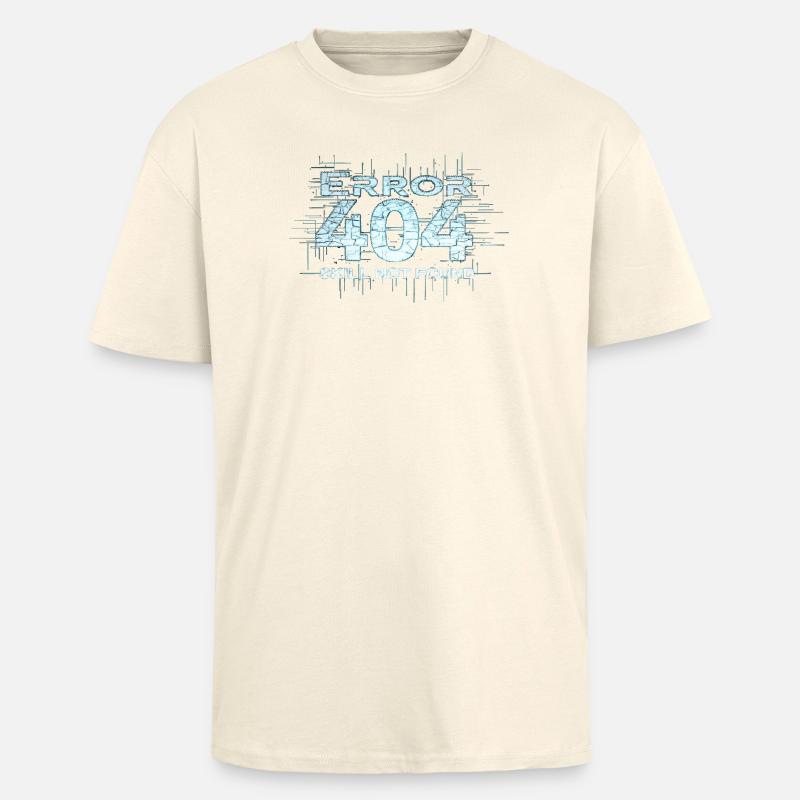 Error 404 - Skill not found - Oversized Heavyweight Unisex T-Shirt - Creme