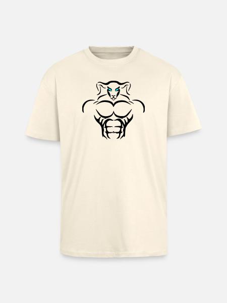 Alpha Aries Deluxe - Oversized Heavyweight Unisex T-Shirt - Creme