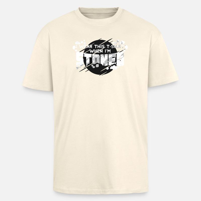 Comic Bold Statement T-Shirt Design - Unisex Oversized Heavyweight T-shirt - creme