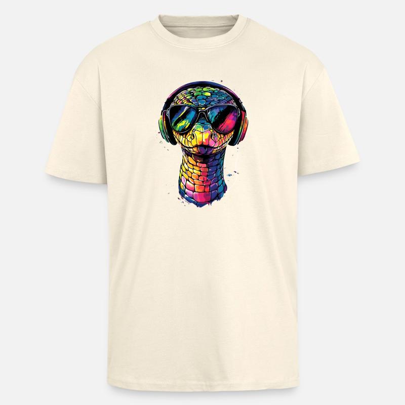 snake, python, cobra, rattlesnake, snakes - Unisex Oversized Heavyweight T-shirt - creme