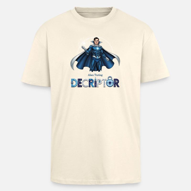 Hero Coder Decryptor - Unisex Oversized Heavyweight T-shirt - creme