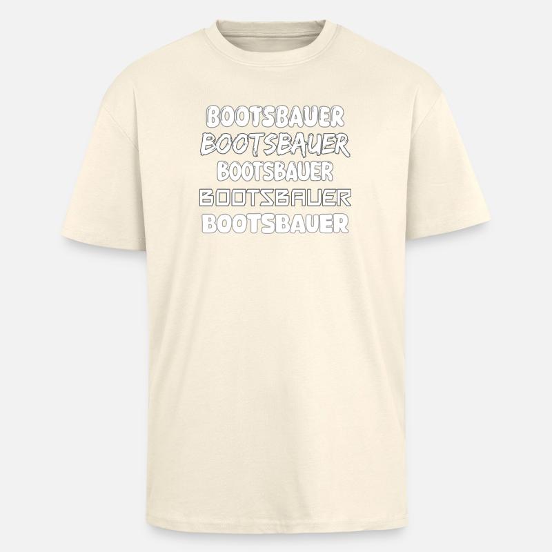 Constructeurs de bateaux - T-shirt unisexe oversize épais - crème