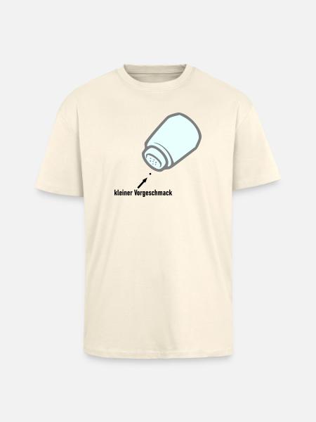 kleiner Vorgeschmack - Oversized Heavyweight Unisex T-Shirt - Creme