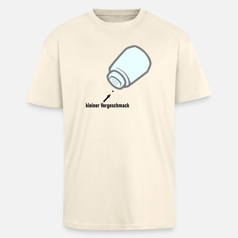 kleiner Vorgeschmack - Oversized Heavyweight Unisex T-Shirt - Creme