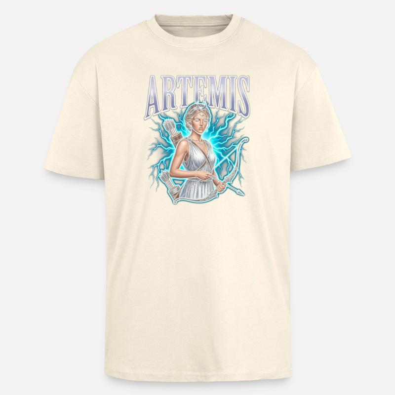 Artemis Blitzjäger - Oversized Heavyweight Unisex T-Shirt - Creme