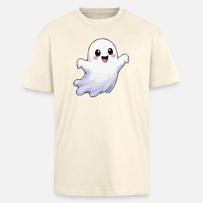 Ghost Comic Fun - Unisex Oversized Heavyweight T-shirt - creme