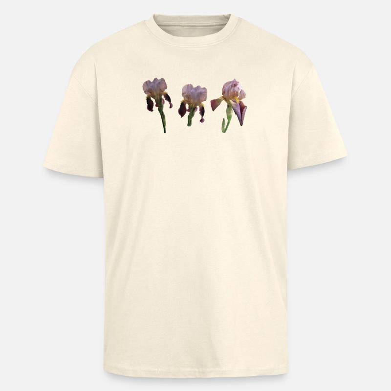 Iris - T-shirt unisexe oversize épais - crème