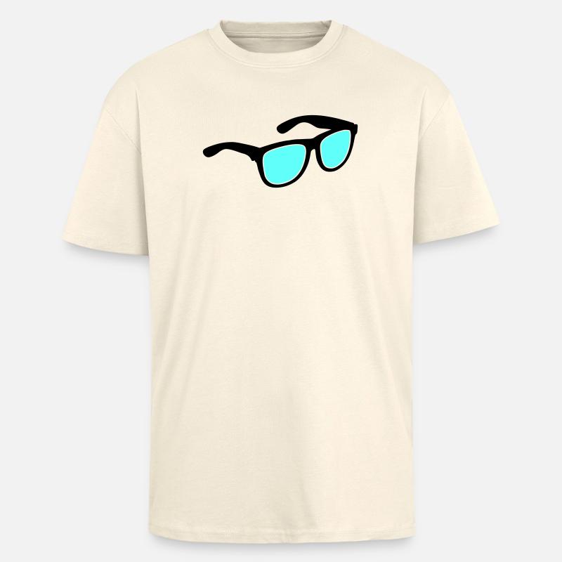 Brille Sonnenbrille - Oversized Heavyweight Unisex T-Shirt - Creme