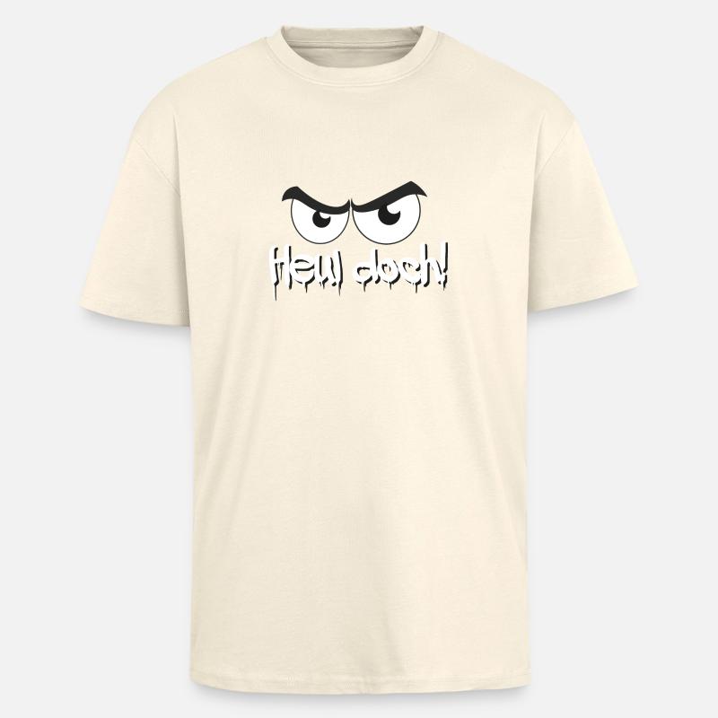 Heul doch! Böser Blick - Oversized Heavyweight Unisex T-Shirt - Creme
