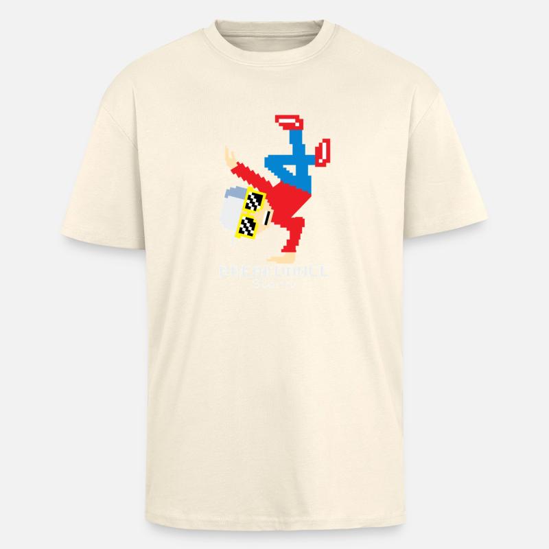 Breakdance B-Boy  - Oversized Heavyweight Unisex T-Shirt - Creme