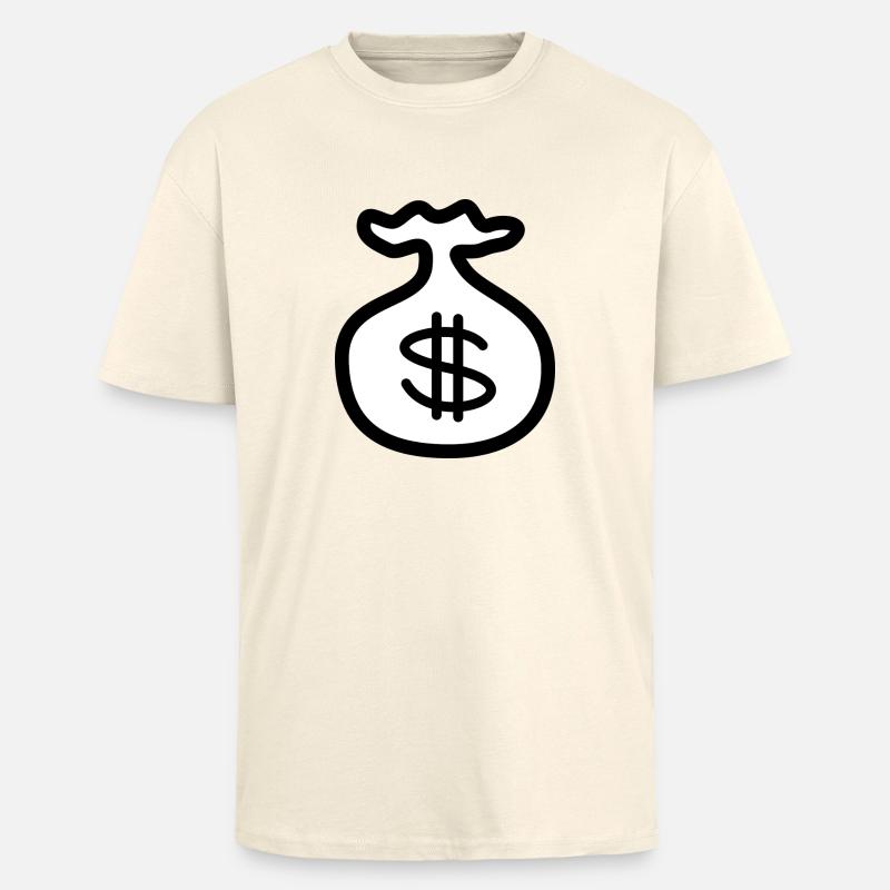 backpack suitcase backpack bag briefcase83 - Unisex Oversized Heavyweight T-shirt - creme