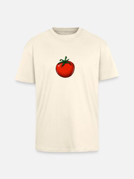 Tomate - Oversized Heavyweight Unisex T-Shirt - Creme