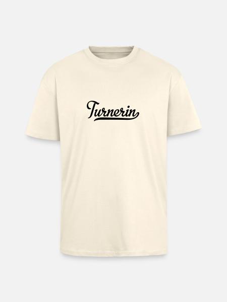 Turnerin - Oversized Heavyweight Unisex T-Shirt - Creme