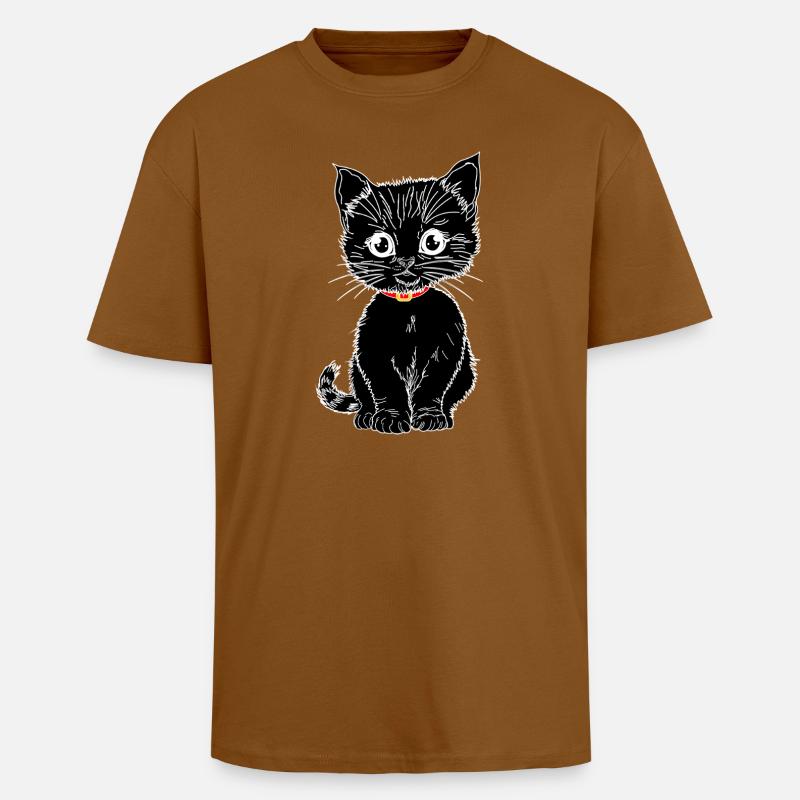 schwarz - Oversized Heavyweight Unisex T-Shirt - Toffee