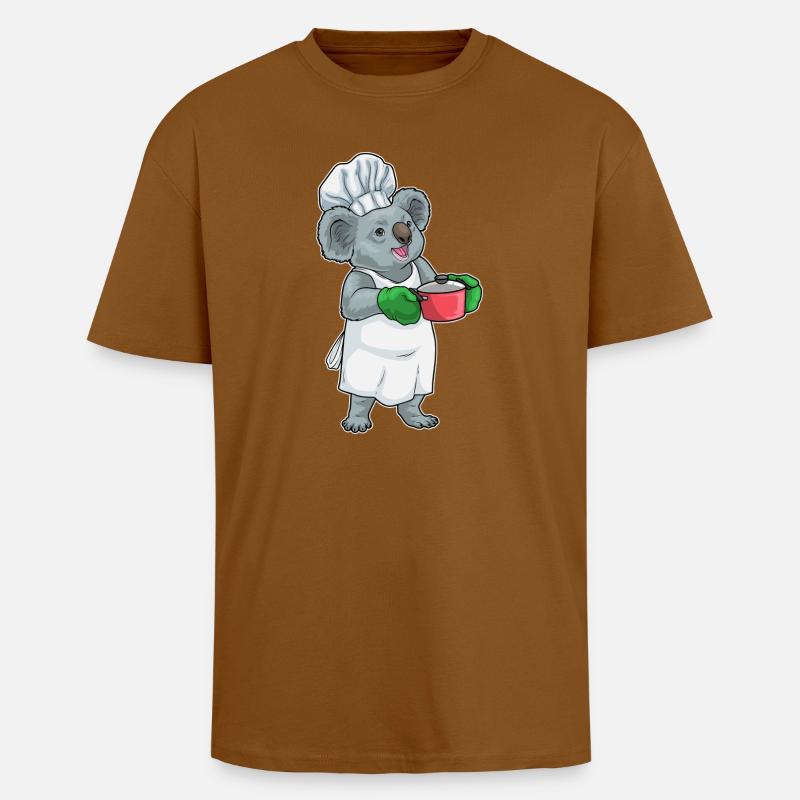 Cuisson en marmite de koala - T-shirt unisexe oversize épais - toffee