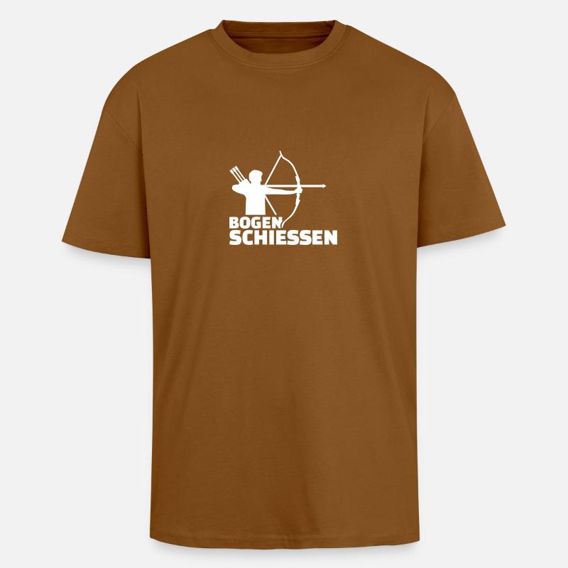 Bogenschießen - Oversized Heavyweight Unisex T-Shirt - Toffee