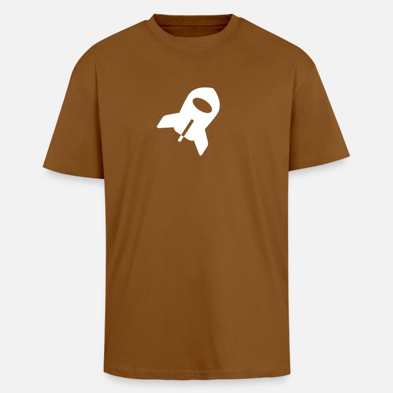 Astronaute cosmonaute fusée spatiale - T-shirt unisexe oversize épais - toffee