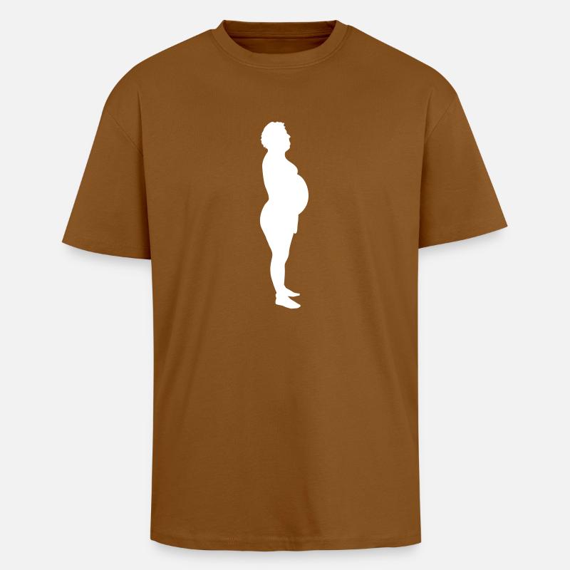 Dick - Oversized Heavyweight Unisex T-Shirt - Toffee