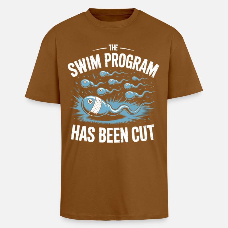 Le programme de natation est terminé - T-shirt unisexe oversize épais - toffee