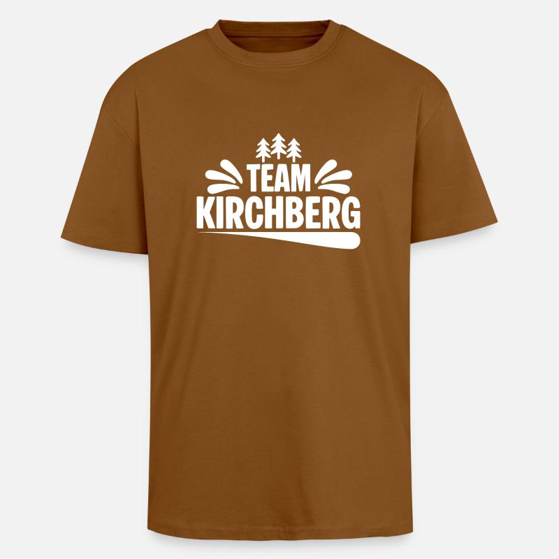 Team Kirchberg - Oversized Heavyweight Unisex T-Shirt - Toffee