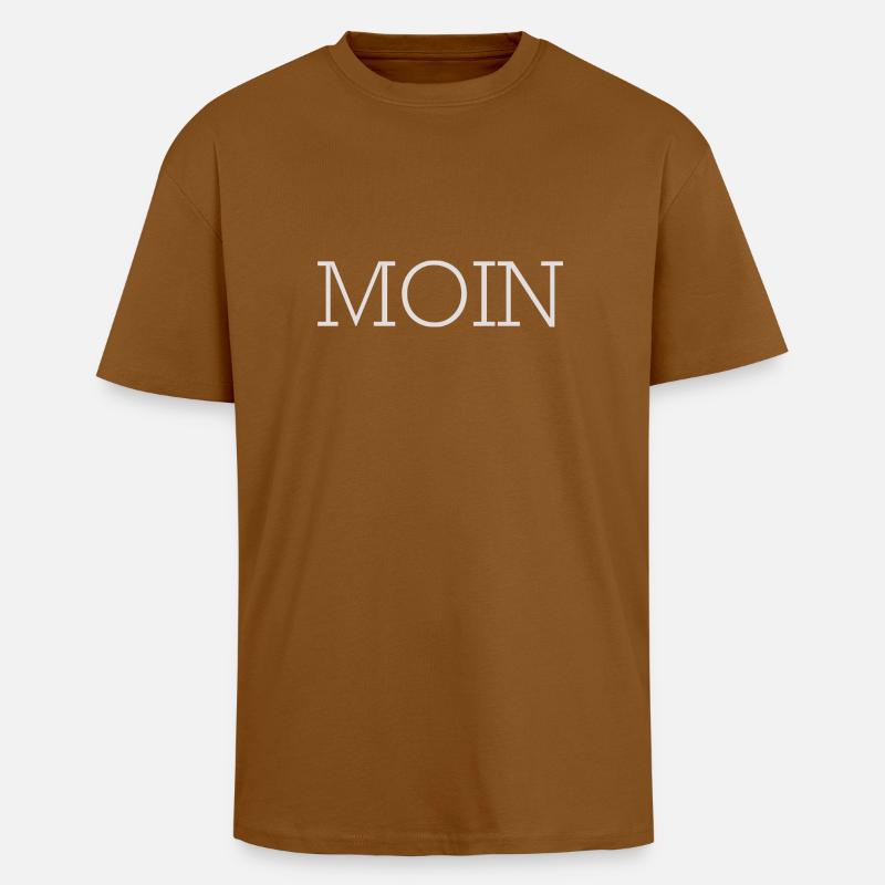 Moin - Oversized Heavyweight Unisex T-Shirt - Toffee