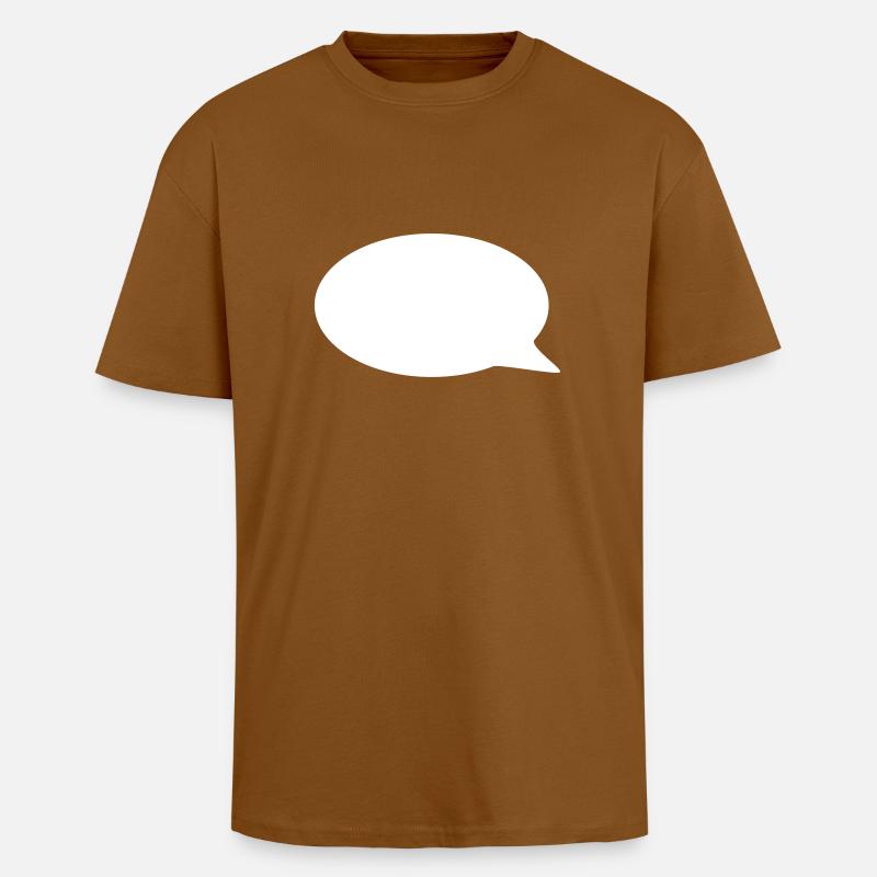 Balloon / / cartoon / / saying / / do statement - Unisex Oversized Heavyweight T-shirt - toffee