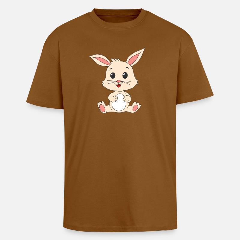 Rabbit Rabbit - Unisex Oversized Heavyweight T-shirt - toffee