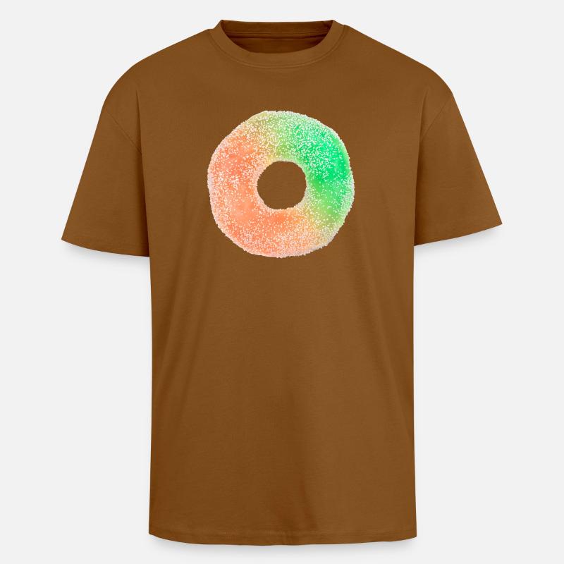 Fruchtgummi-Ring - Oversized Heavyweight Unisex T-Shirt - Toffee