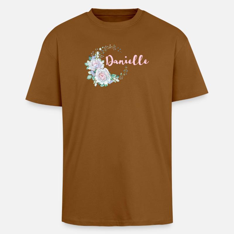 Für Danielle - Oversized Heavyweight Unisex T-Shirt - Toffee