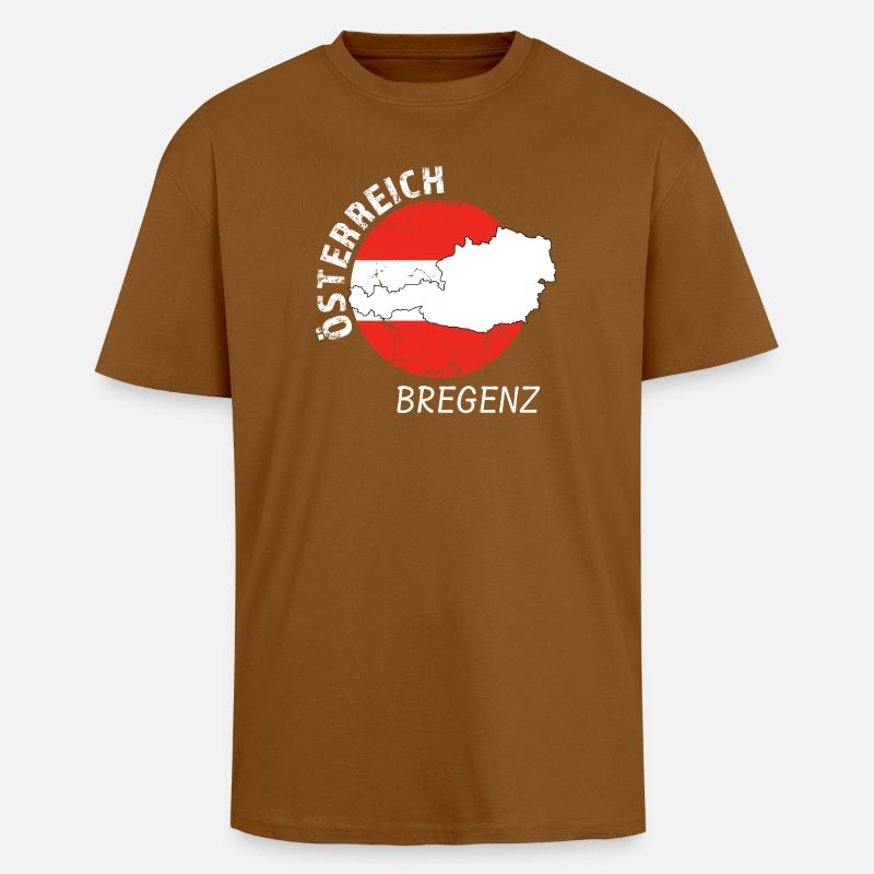 Bregenz - Oversized Heavyweight Unisex T-Shirt - Toffee