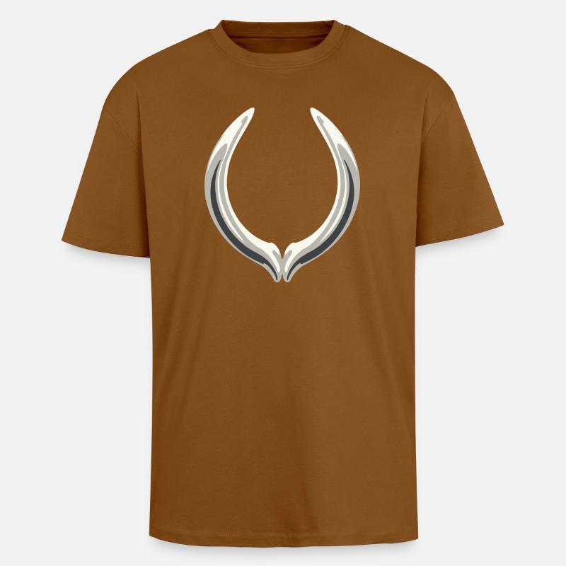 Querlenker-Emblem - Oversized Heavyweight Unisex T-Shirt - Toffee