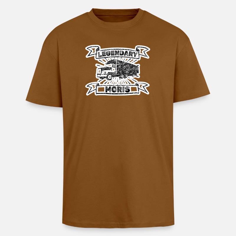 First name Moris - Unisex Oversized Heavyweight T-shirt - toffee