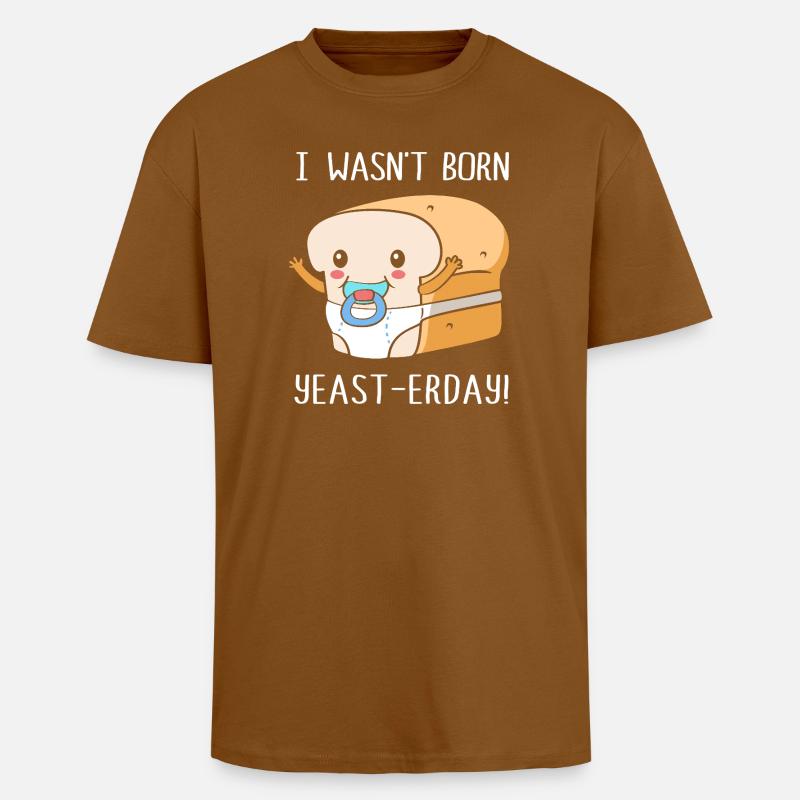 Baker Baker Baking - T-shirt unisexe oversize épais - toffee