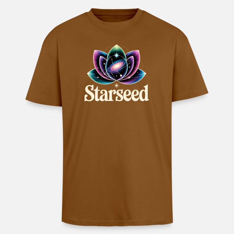 Sternensaat - Oversized Heavyweight Unisex T-Shirt - Toffee