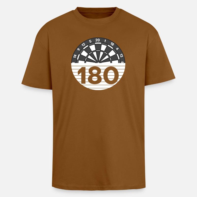 One hundred and eighty points - Unisex Oversized Heavyweight T-shirt - toffee