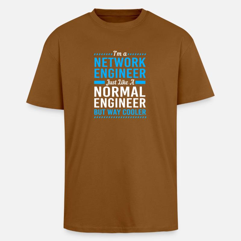 Netzwerk Informatiker Programmierer Admin - Oversized Heavyweight Unisex T-Shirt - Toffee
