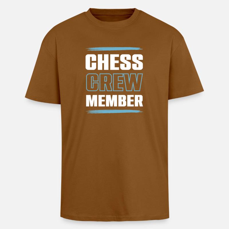 Équipe d’échecs - T-shirt unisexe oversize épais - toffee