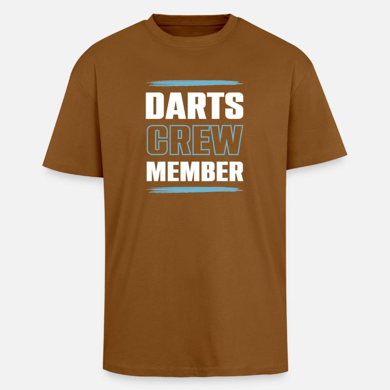 Équipe de fléchettes - T-shirt unisexe oversize épais - toffee