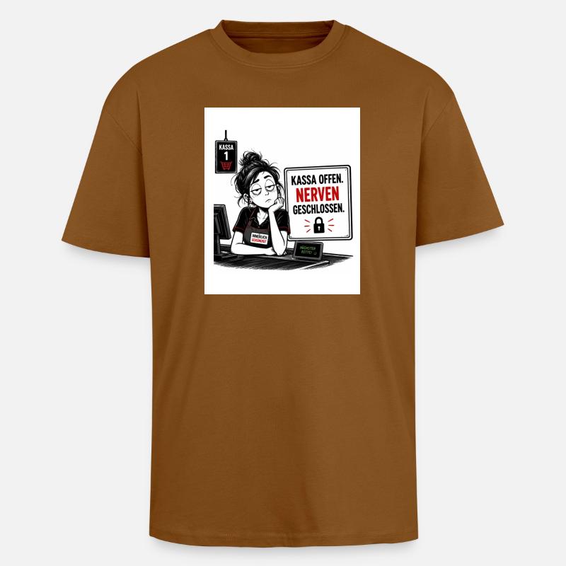 Innerlich gekündigt - Oversized Heavyweight Unisex T-Shirt - Toffee