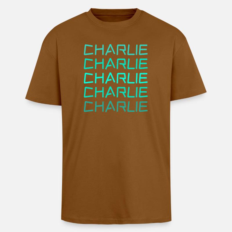 Charlie - T-shirt unisexe oversize épais - toffee